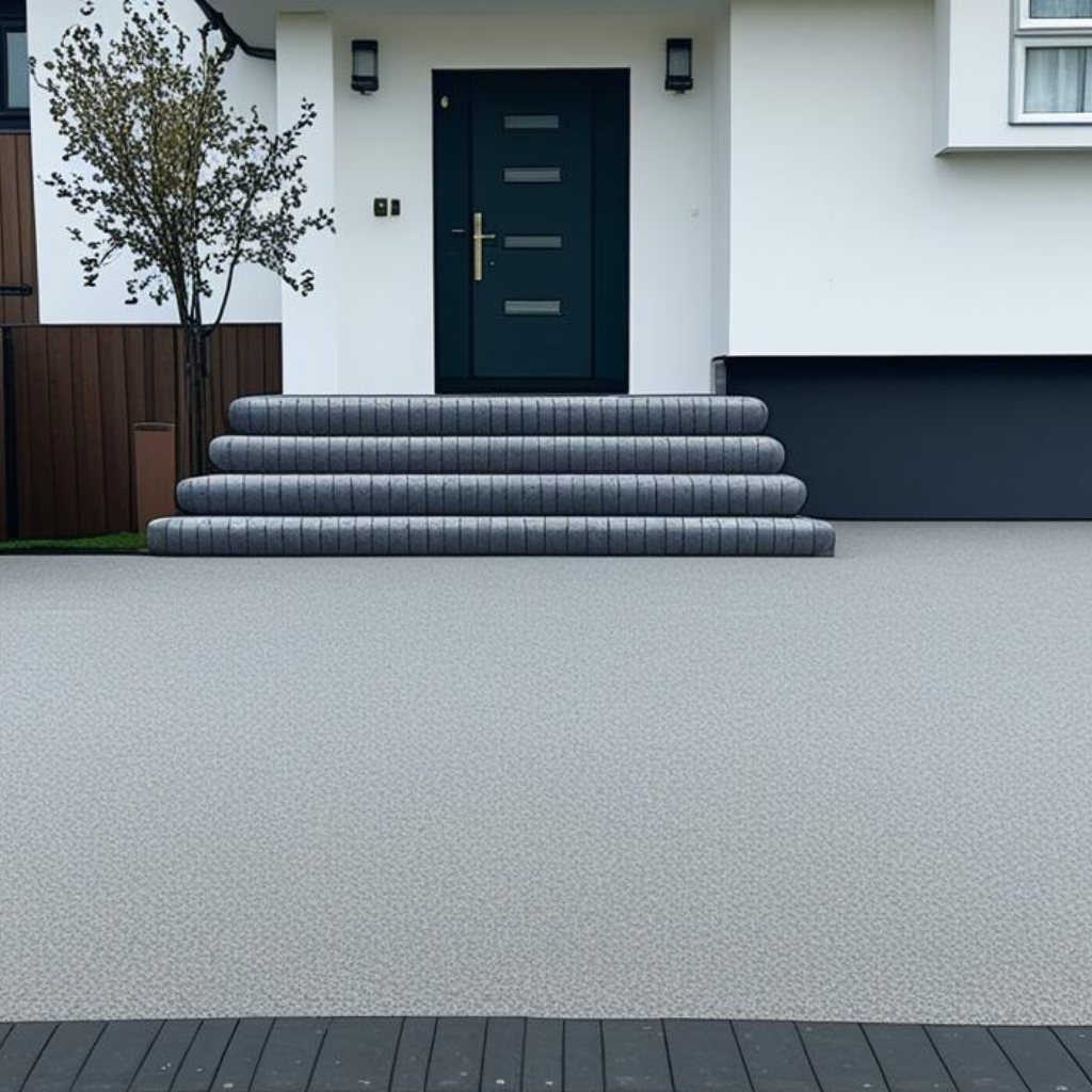 Resin Driveway in Brynford